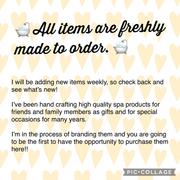 Custom hand crafted spa products - Picture 2 of 6